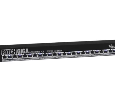 Detalhes do produto PATCH PANEL GIGABIT - 12 PORTAS